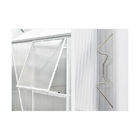 6x8ft aluminium profile silver green house with 4mm polycarboante for flower ,vegetables as garden greenhouse for sale